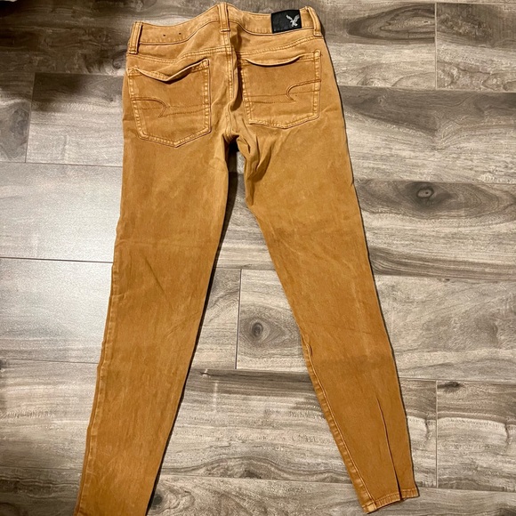 American Eagle Tan Super Stretch Jeggings - Picture 3 of 4